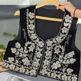 تصویر سخمه جواهردوزی تمام نقره ای نگار کد 1248 