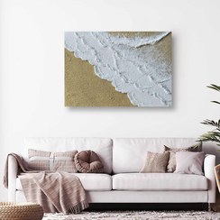 تصویر تابلو مدرن مینیمال تکسچر دریا ابعاد ۵۰×۷۰ Sea texture painting