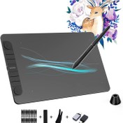 تصویر تبلت طراحی ویک VEIKK Drawing Tablet مدل VK1060 Pro Pen - ارسال ۱۰ الی ۱۵ روز کاری 