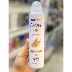تصویر اسپری ضد تعریق زنانه داو مدل Go Fresh رایحه گریپ فروت حجم ۲۵۰ میل 