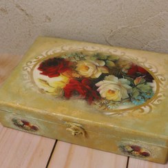 تصویر جعبه چوبی رزینی 