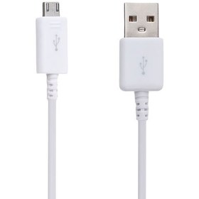 تصویر کابل تبدیل USB به microUSB مدل CA009A طول 1 متر سفید کابل تبدیل