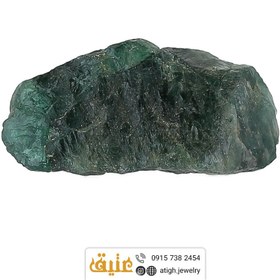 تصویر سنگ راف مولداویت (Moldavite) معدنی ناب سبز خوشرنگ از جمهوری چک 