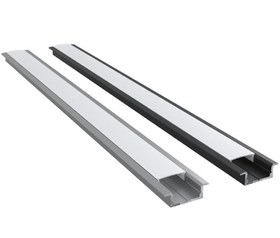 تصویر چراغ خطی توکار 16 میل کد LT - 16 - مشكي LINEAR LIGHT LT _ 16