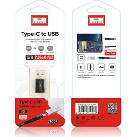 تصویر مبدل Type-C به USB ارلدام ET-TC07 Earldom ET-TC07 Type-C to USB