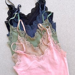 تصویر تاپ گیپوری سایز ۳۴ صورتی 