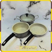 تصویر سرویس قابلمه نوزاد چیکو | ست ۴ پارچه تفلون کودک Chicco سبک و نچسب 