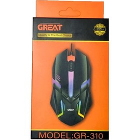 تصویر ماوس با سیم گریت مدل GR-310 