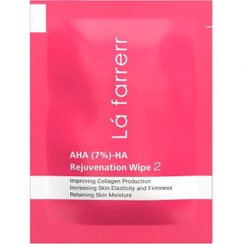 تصویر پد جوان کننده و لایه بردار پوست 2 حاوی 7% AHA و HA بسته 30عددی لافارر Lafarrerr Rejuvenating And Peeling Pad 2 AHA 7 And HA