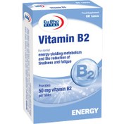 تصویر ویتامین ب2 یوروویتال 60 قرص Vitamin B2 Eurho Vital 60Tabs