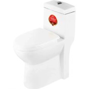 تصویر توالت فرنگی گلسار مدل لوسیا 64 توربوجت درجه Toilet Golsar Lucia 64 grade