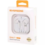 تصویر هندزفری با سیم ریورسانگ مدل Melody T1 Plus EA162 Riversong Melody T1 Plus EA162 Wired Handsfree