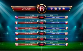 تصویر برنامه مسابقات جام جهانی فوتبال – Football world cup schedule 