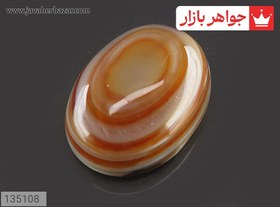 تصویر نگین عقیق باباقوری کد 135108 