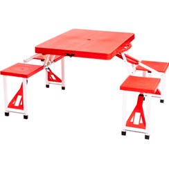 تصویر میز و صندلی تاشو سفری همسفر مدل 1011 