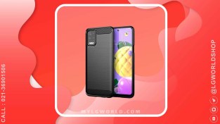 تصویر قاب گوشی ال جی مدل K52 با جنس فیبر کربن 