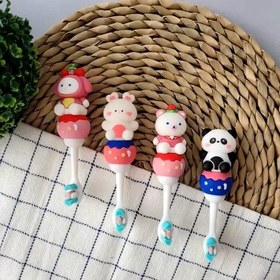 تصویر مسواک کودک عروسکی نرم 