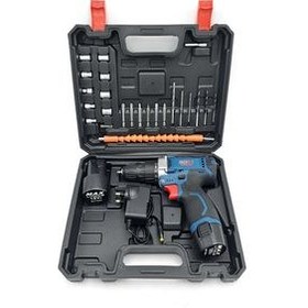 تصویر دریل و پیچ گوشتی شارژی باس مدل LIFE_STYLE مجموعه ۲۵ عددی 