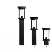 تصویر چراغ حیاطی چمنی روناک سایز ۴۰ سانت فلزی 