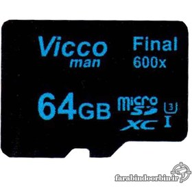 تصویر کارت حافظه Micro-SD ظرفیت 64 گیگ Vicco 
