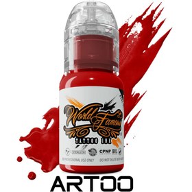 تصویر رنگ تتو STRAIGHT RED 