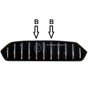 تصویر قطعه استیل تزینی جلو پنجره B اطلس سایپا یدک 