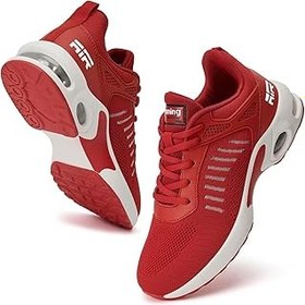 تصویر Akk Women Air Shoes Running Sneakers Tennis Walking Shoes Mesh Breathable Gym Work Fashion Sneakers 