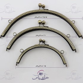 تصویر دهانه منگو هلال زرد قلم دوختنی 10 سانت 