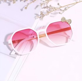 تصویر عینک بچه گانه پاپیونی دسته فلزی 