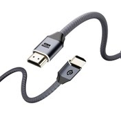 تصویر کابل HDMI پاورولوژی 8K طول 2 متر Powerology 8K HDMI Braided Cable PWHDC2M 