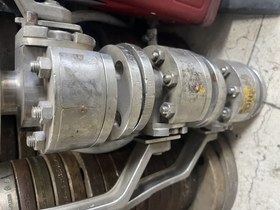 تصویر شیر توپی 1/2 اینچ دو تیکه کلاس 150 DN4571 STEM 316TI SEAT 316TI BALL 316TI BODY 316TI BALL VALVE 1/2" #150 BODY 316TI BALL 316TI SEAT 316TI STEM 316TI DN4571