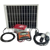 تصویر پکیج برق خورشیدی اقتصادی ۱۴۰ وات ساعت 