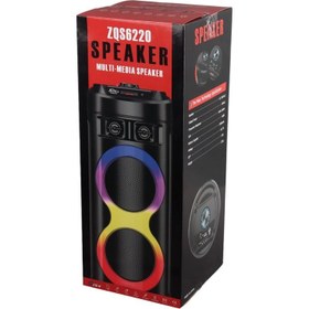 تصویر اسپیکر بلوتوثی قابل حمل شارژی مدل ZQS 6220 Speaker Wireless Portable ZQS 6220