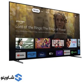 تصویر تلویزیون سونی 55A80L Old 4K Sony TV, model A80L, size 55 inches, produced in 2023