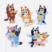 تصویر برچسب کارتون بلویی 