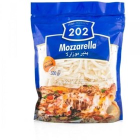تصویر 202 پنیر پیتزا موزارلا 500گرم 