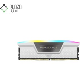 تصویر رم دسکتاپ DDR5 دو کاناله 5200 مگاهرتز CL40 کورسیر مدل VENGEANCE RGB White ظرفیت 64 گیگابایت 