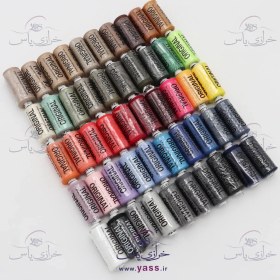 تصویر پک نخ قرقره خیاطی ۵۰ رنگ 