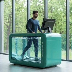 تصویر تردمیل زیر آبی 