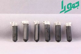 تصویر مدال تورمالین سیاه منشوری تراش دست 