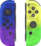 تصویر کنترل کننده Joy Con به روز شده برای Nintendo Switch ، کنترلر Nintendo Switch ، جایگزینی برای پد شادی سوئیچ ، کنترل کننده های بی سیم از لرزش دوگانه/کنترل بیداری/حرکت (چند رنگ) توسط Suhito پشتیبانی می کنند Upgraded Joy Con Controller for Nintendo Switch, Nintendo Switch Controller, Replacement for Switch Joy Pad,Wireless Controllers Support Dual Vibration/Wake-up/Motion Control (Multicolored) by Suhito