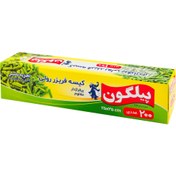 تصویر کیسه فریزر پیلگون مدل رولی جعبه ای بسته 200 عددی Pilgon freezer bag, roll model, 200 pieces, closed box