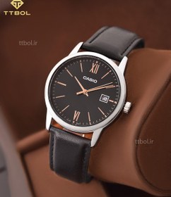 تصویر ساعت مچی مردانه کاسیو مدل MTP-V002L-1B3UDF با بند چرم 