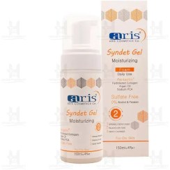 تصویر فوم ژل شستشوی صورت اریس مناسب پوست خشک 150 میلی لیتر Aris Face Syndet Foam Gel Moisturizing Dry Skin 150ml