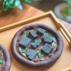 تصویر بستنی خشک ذغالی 