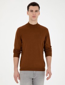 تصویر Taba Slim Fit Yarım Balıkçı Yaka Yün Karışımlı Basic Triko Kazak 50270055-vr099 