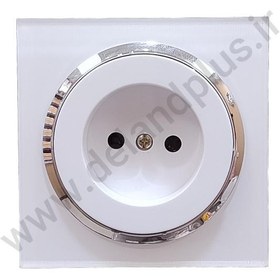 تصویر پریز ساده دلند مدل آوا پلکسی Deland switches and sockets Ava