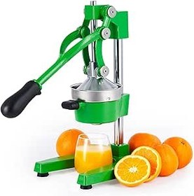 تصویر دستگاه آبمیوه گیری دستی CO-Z، آب پرتقال گیر دستی و مرکبات گیری حرفه ای برای آبلیمو آب پرتقال، لیمو پرس تجاری و پرتقال خرد کن، تمیز کردن آسان، سبز - ارسال 20 روز کاری ا CO-Z Hand Press Juicer Machine, Manual Orange Juicer and Professional Citrus Juicer for Orange Juice Pom Lime Lemon Juice, Commercial Lemon Squeezer and Orange Crusher, Easy to Clean, Green CO-Z Hand Press Juicer Machine, Manual Orange Juicer and Professional Citrus Juicer for Orange Juice Pom Lime Lemon Juice, Commercial Lemon Squeezer and Orange Crusher, Easy to Clean, Green