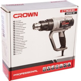 تصویر سشوار صنعتی  2000 وات  کرون مدل CT19023 crown Heat gun CT19023