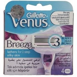 تصویر تیغ یدک ژیلت (Gillette) مدل Venus Comfortglide بسته ‏4 عددی تیغ اصلاح